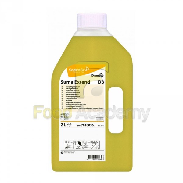Средство для удаления жира Diversey Suma Extend D3, 6 х 2 л