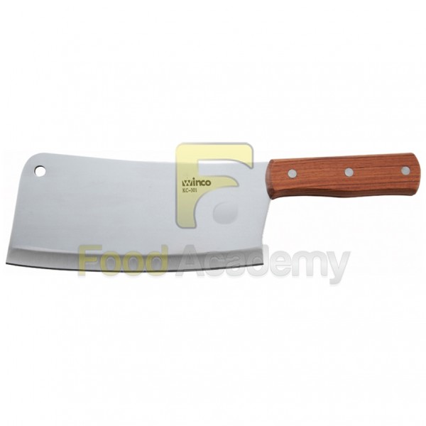 Нож-топорик c деревянной ручкой Winco KC-301, 20.3 см