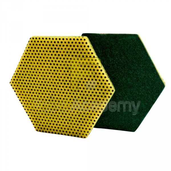 Абразивная губка Scotch-Brite 96HEX, желтая, 15 шт.